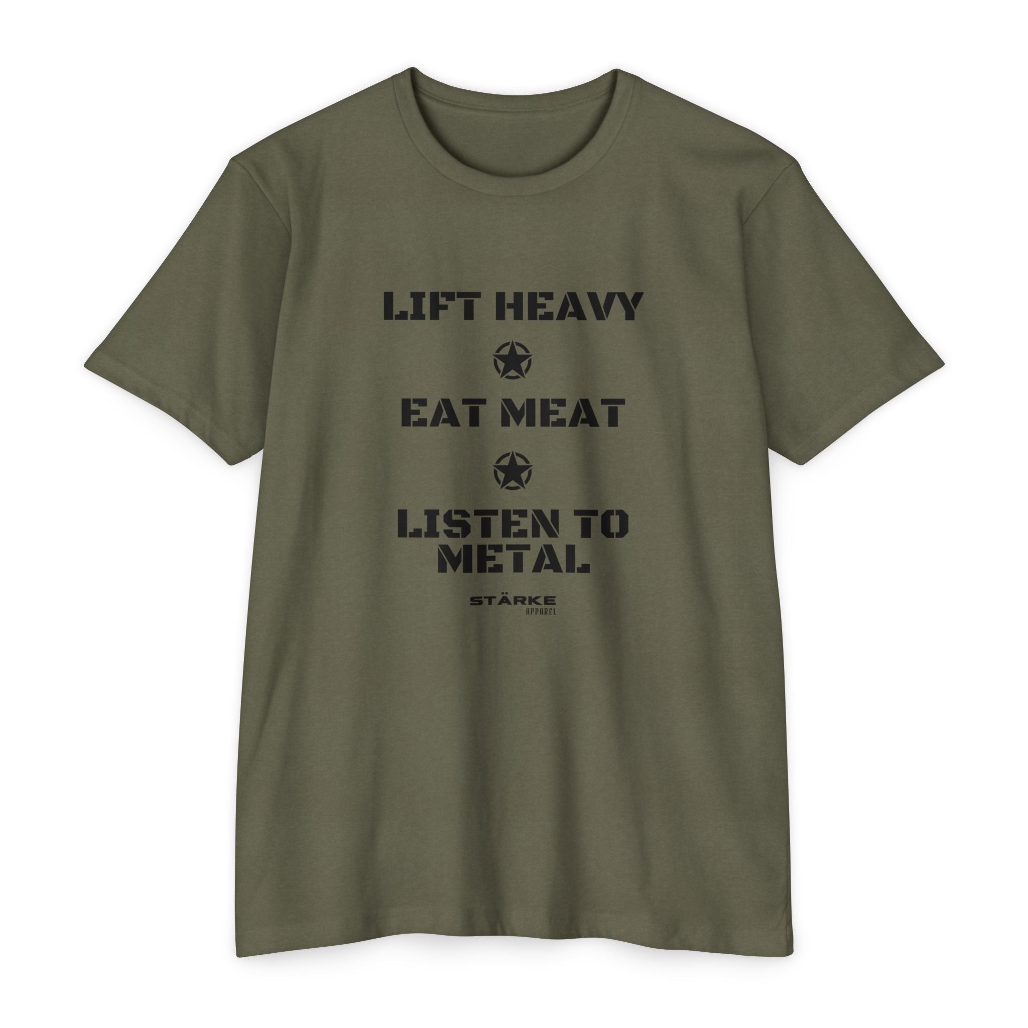 Lift Heavy Eat Meat Listen to Metal