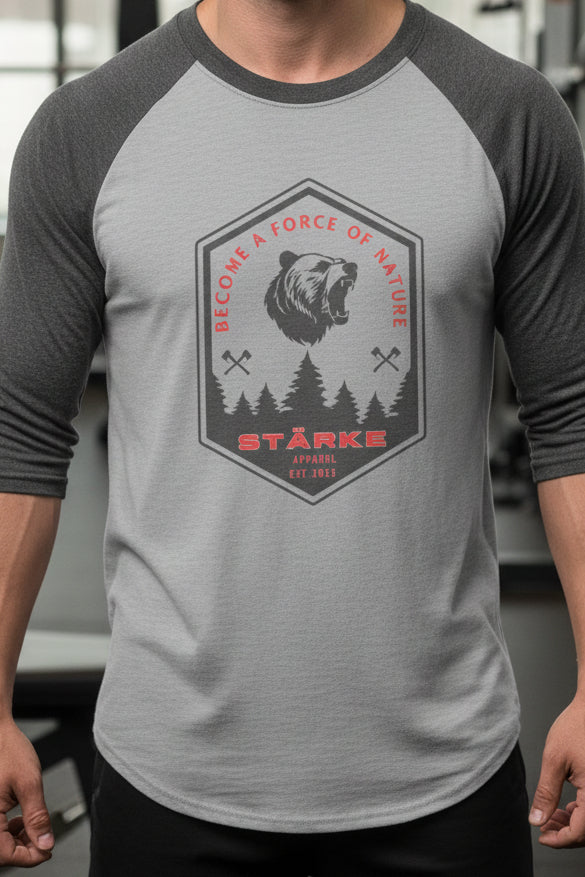 Become a Force of Nature Raglan Tee
